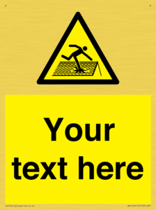 Custom Figure on Roof Sign